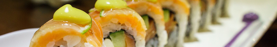 Eating Japanese Sushi at Mt Fuji Japanese Sushi & Hibachi Restaurant restaurant in Wantagh, NY.